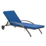 Elly Sunbed with Cushion -Metalic Weave – N150,000