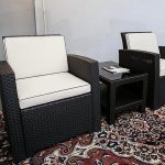 Lugano Two Seater Set with Cushions – Plastic Mould – Self Assemble and Dissemble – N175,000